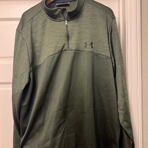 Under Armour Men's Olive Half-Zip Jacket